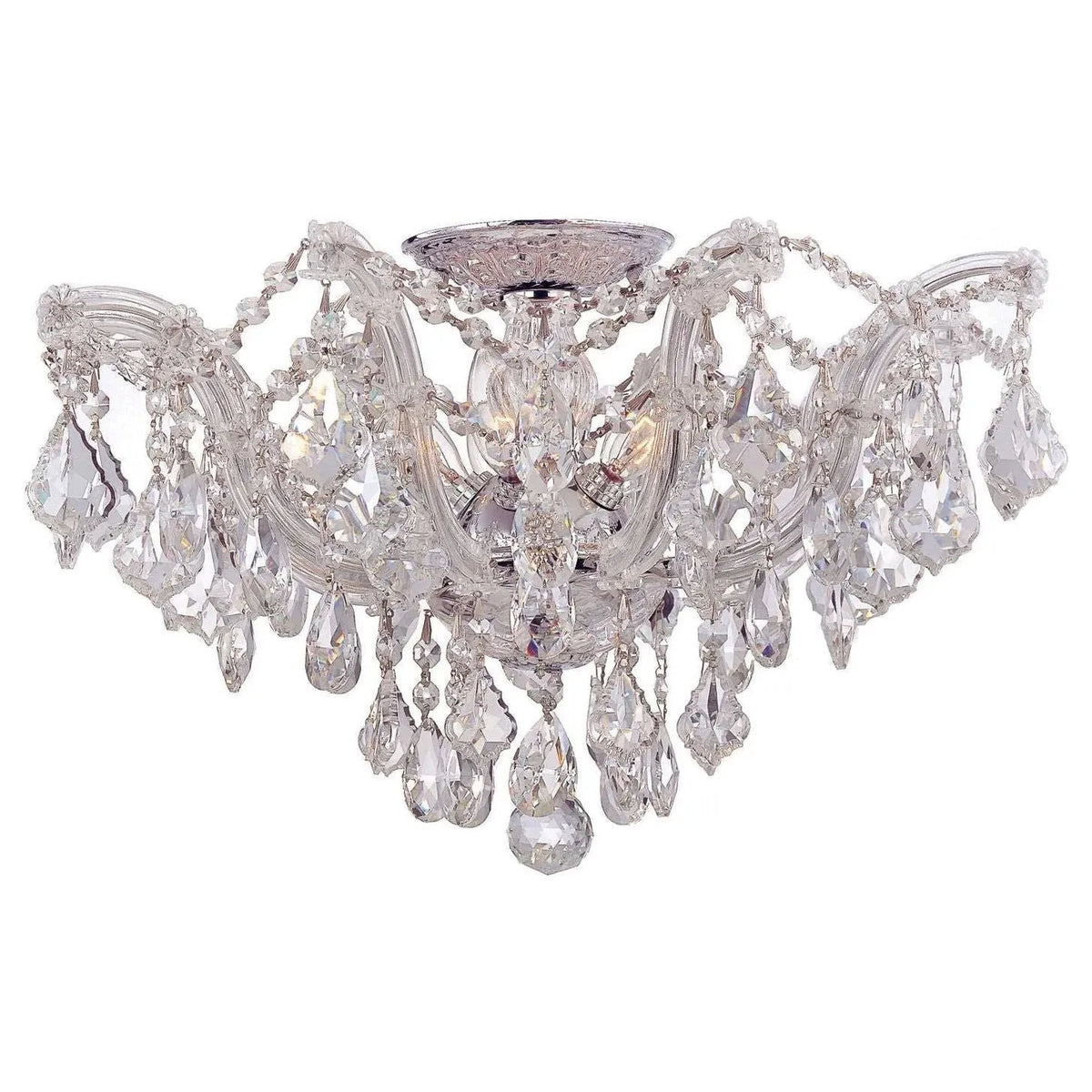 Crystorama - Maria Theresa Ceiling Mount - 4437-CH-CL-S | Montreal Lighting & Hardware