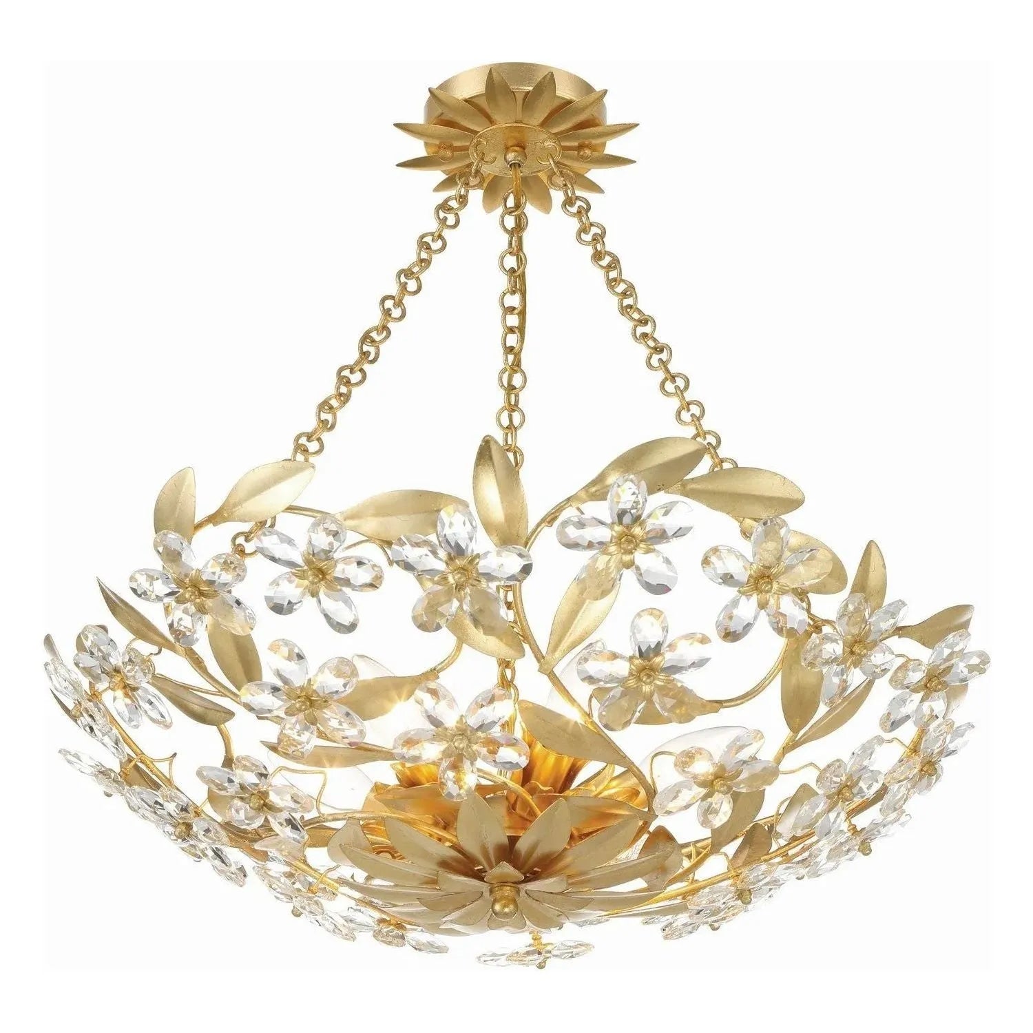 Crystorama - Marselle Semi Flush Mount - MSL-306-GA_CEILING | Montreal Lighting & Hardware