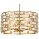 Crystorama - Meridian Six Light Chandelier - MER-4866-GA | Montreal Lighting & Hardware