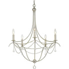 Crystorama - Metro Five Light Chandelier - 425-SA | Montreal Lighting & Hardware