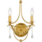 Crystorama - Metro Two Light Wall Mount - 422-GA | Montreal Lighting & Hardware