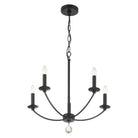 Crystorama - Mila Chandelier - MIL-8012-BK | Montreal Lighting & Hardware
