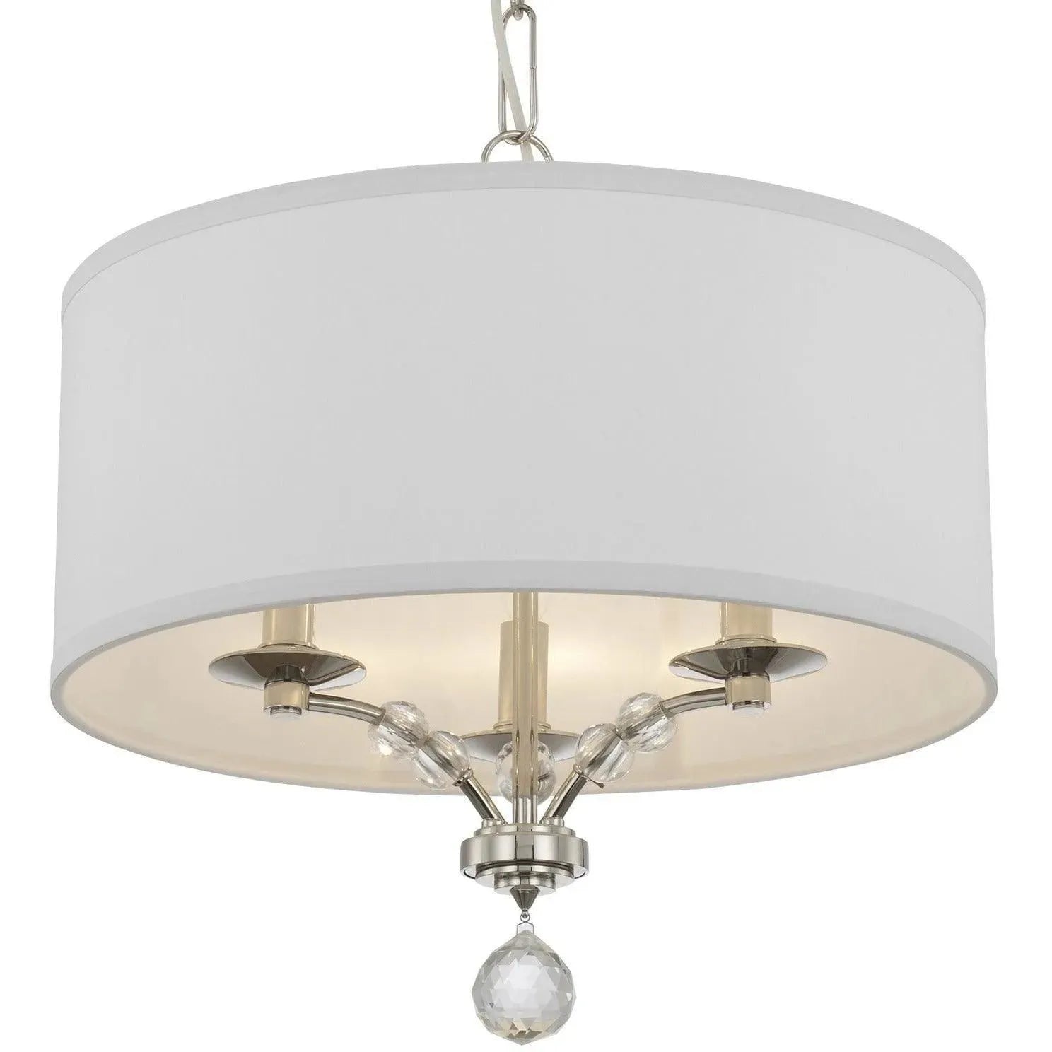 Crystorama - Mirage Three Light Chandelier - 8005-PN | Montreal Lighting & Hardware