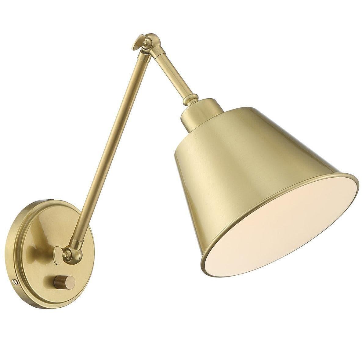 Crystorama - Mitchell One Light Wall Mount - MIT-A8020-AG | Montreal Lighting & Hardware