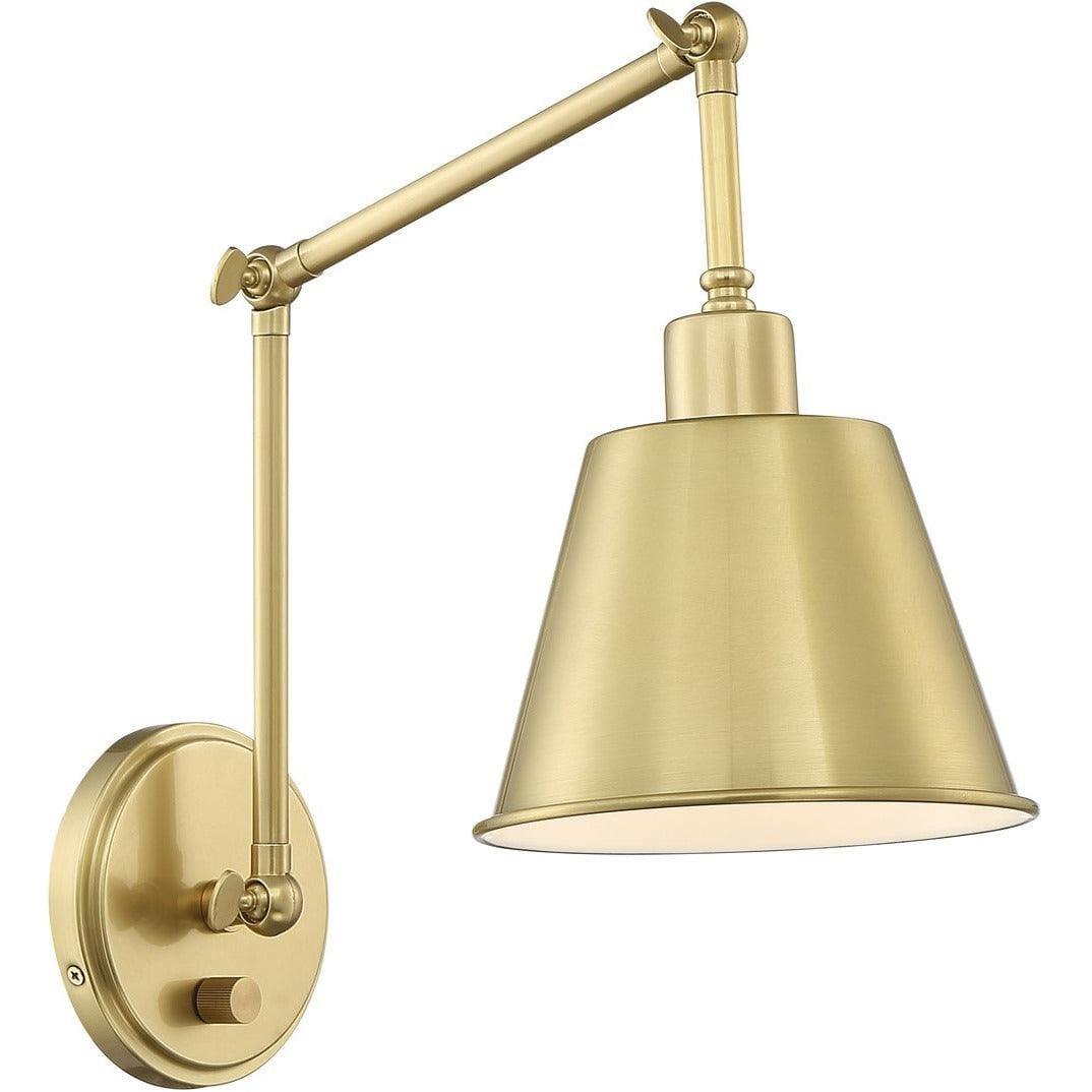 Crystorama - Mitchell One Light Wall Mount - MIT-A8021-AG | Montreal Lighting & Hardware