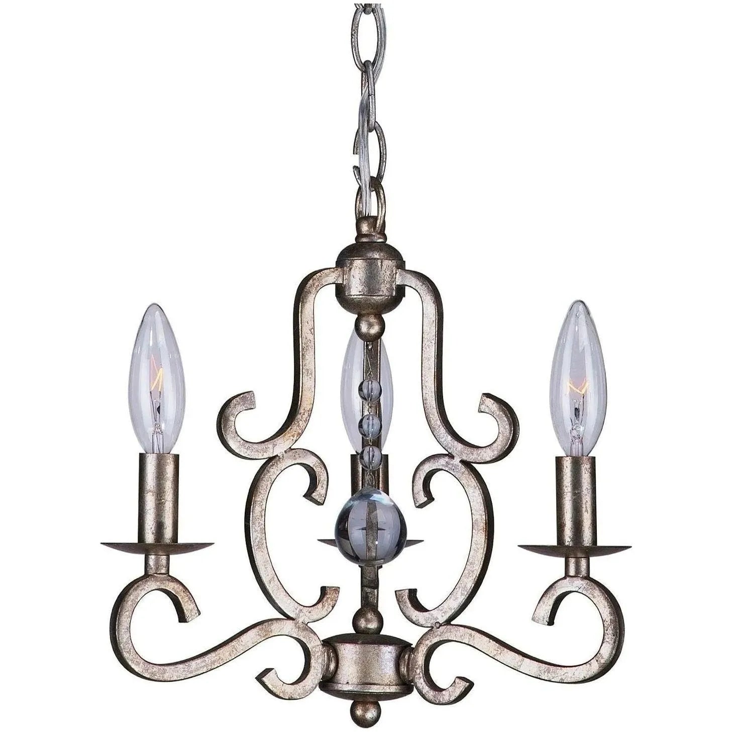 Crystorama - Orleans Three Light Mini Chandelier - 9347-OS | Montreal Lighting & Hardware