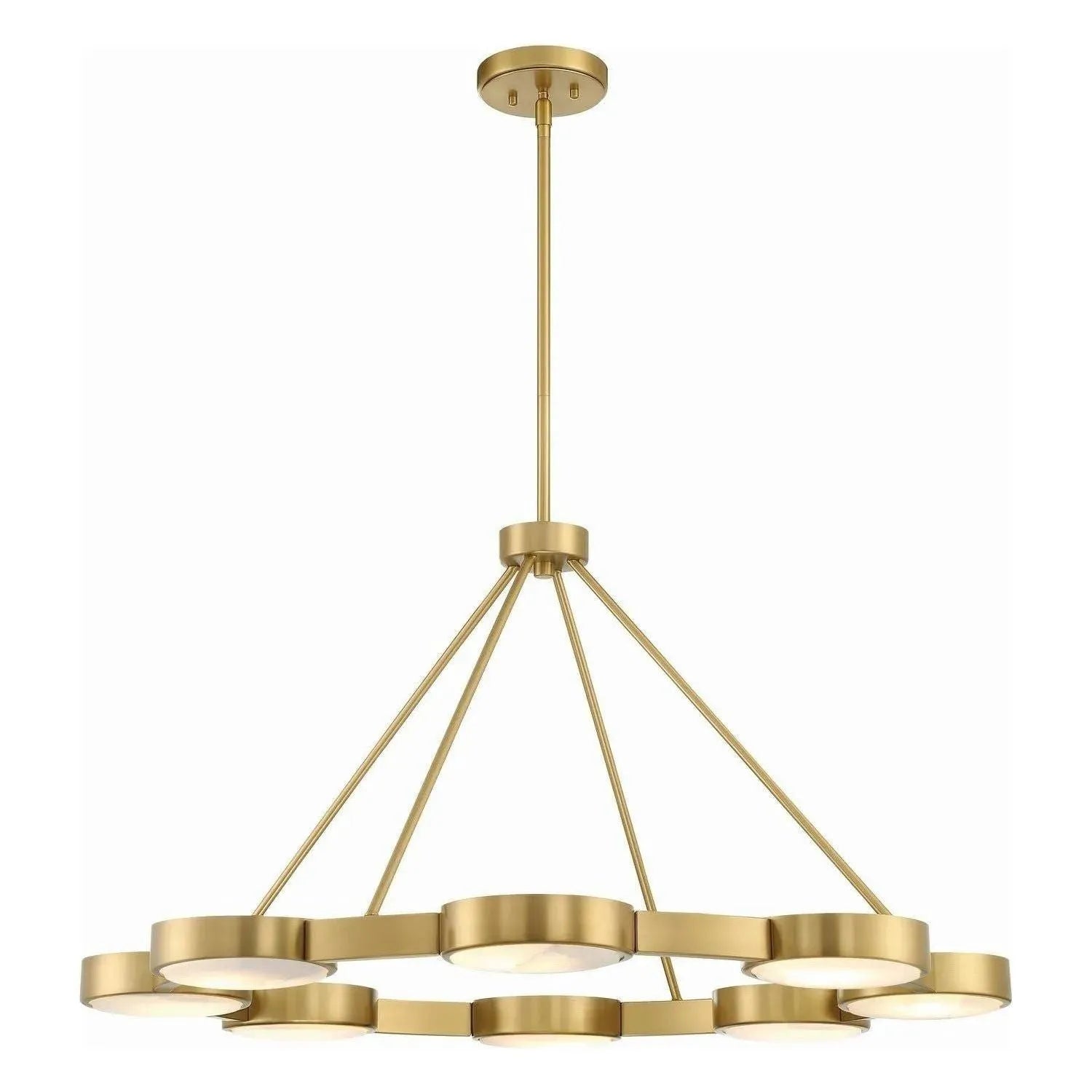 Crystorama - Orson Chandelier - ORS-738-MG-ST | Montreal Lighting & Hardware