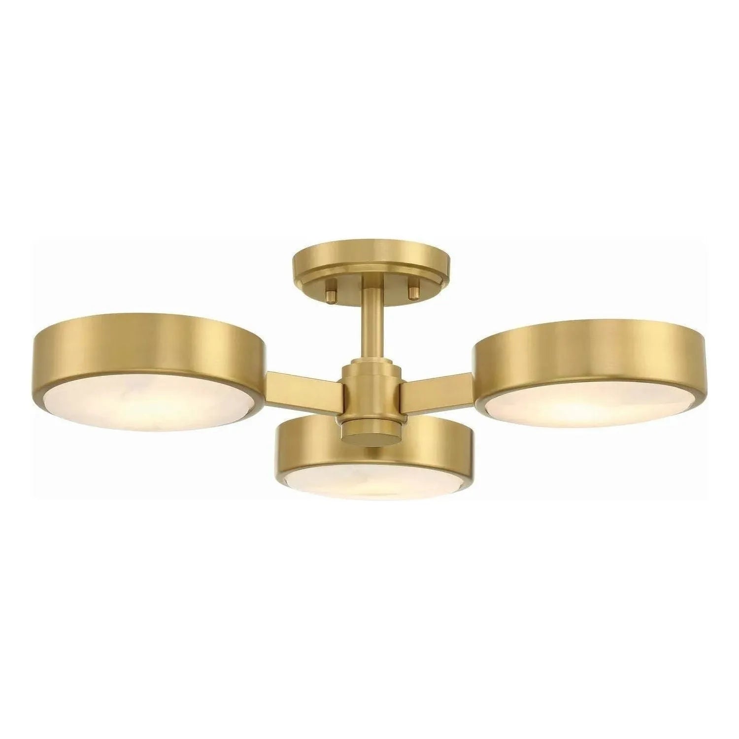 Crystorama - Orson Semi Flush Mount - ORS-733-MG-ST | Montreal Lighting & Hardware