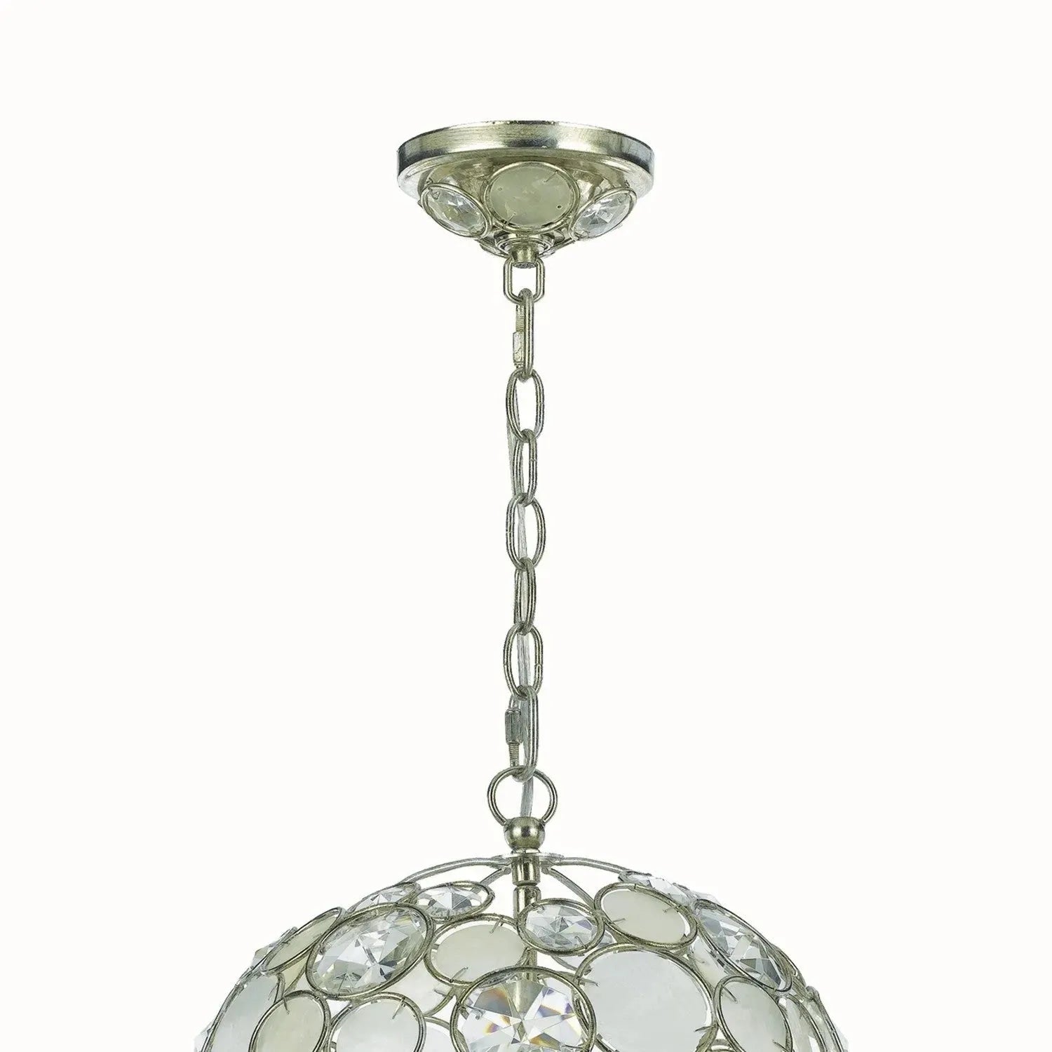 Crystorama - Palla One Light Mini Chandelier - 527-SA | Montreal Lighting & Hardware