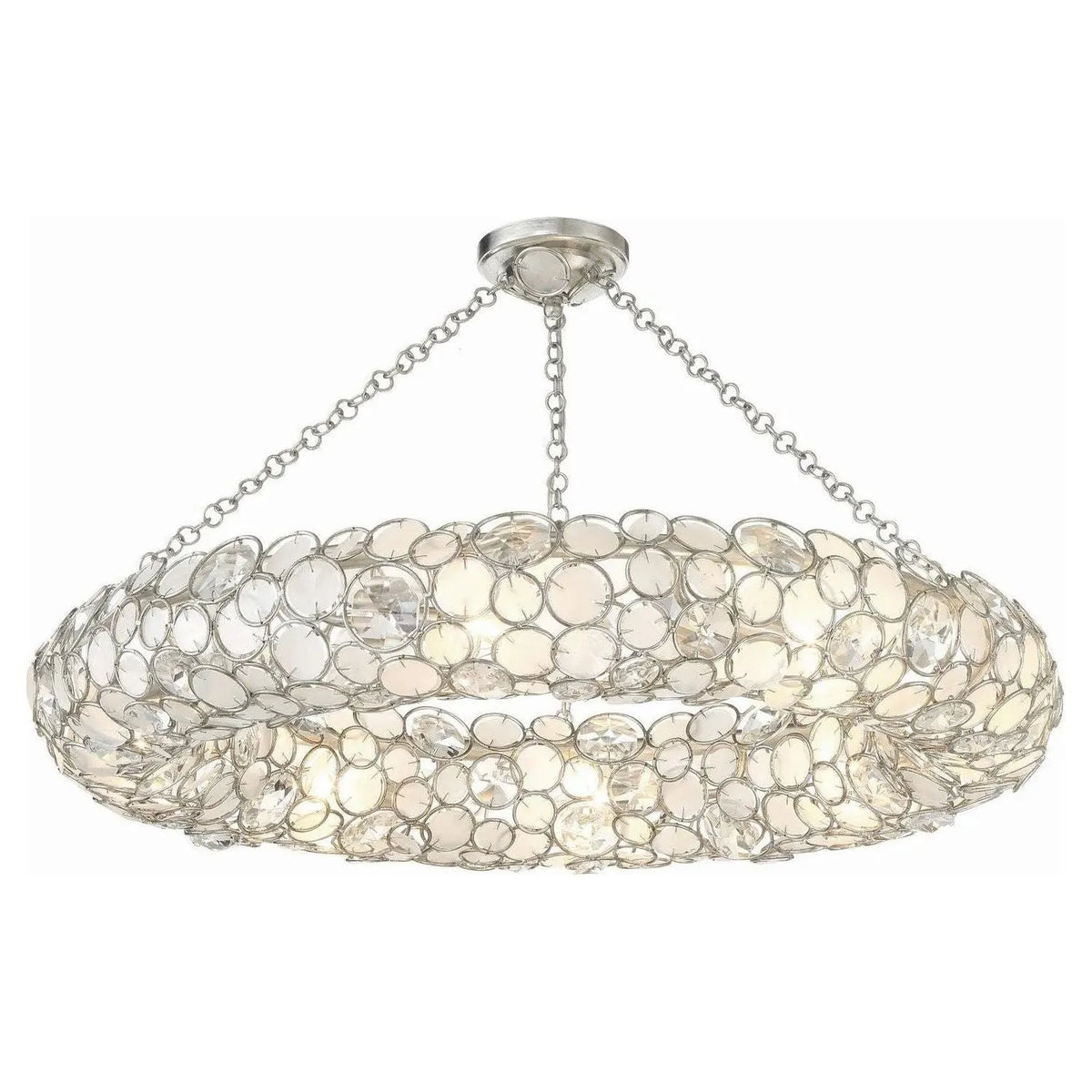 Crystorama - Palla Semi Flush Mount - 528P-SA_CEILING | Montreal Lighting & Hardware