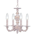 Crystorama - Paris Market Four Light Mini Chandelier - 5124-AW | Montreal Lighting & Hardware