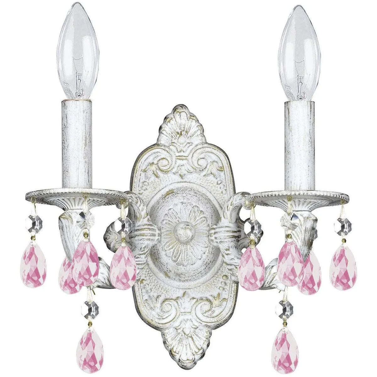 Crystorama - Paris Market Two Light Wall Mount - 5022-AW-RO-MWP | Montreal Lighting & Hardware