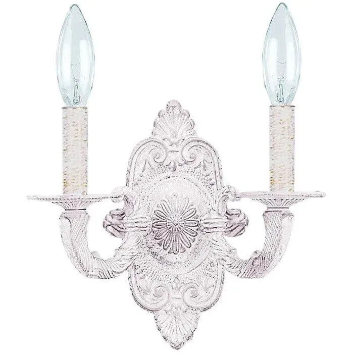 Crystorama - Paris Market Two Light Wall Mount - 5122-AW | Montreal Lighting & Hardware