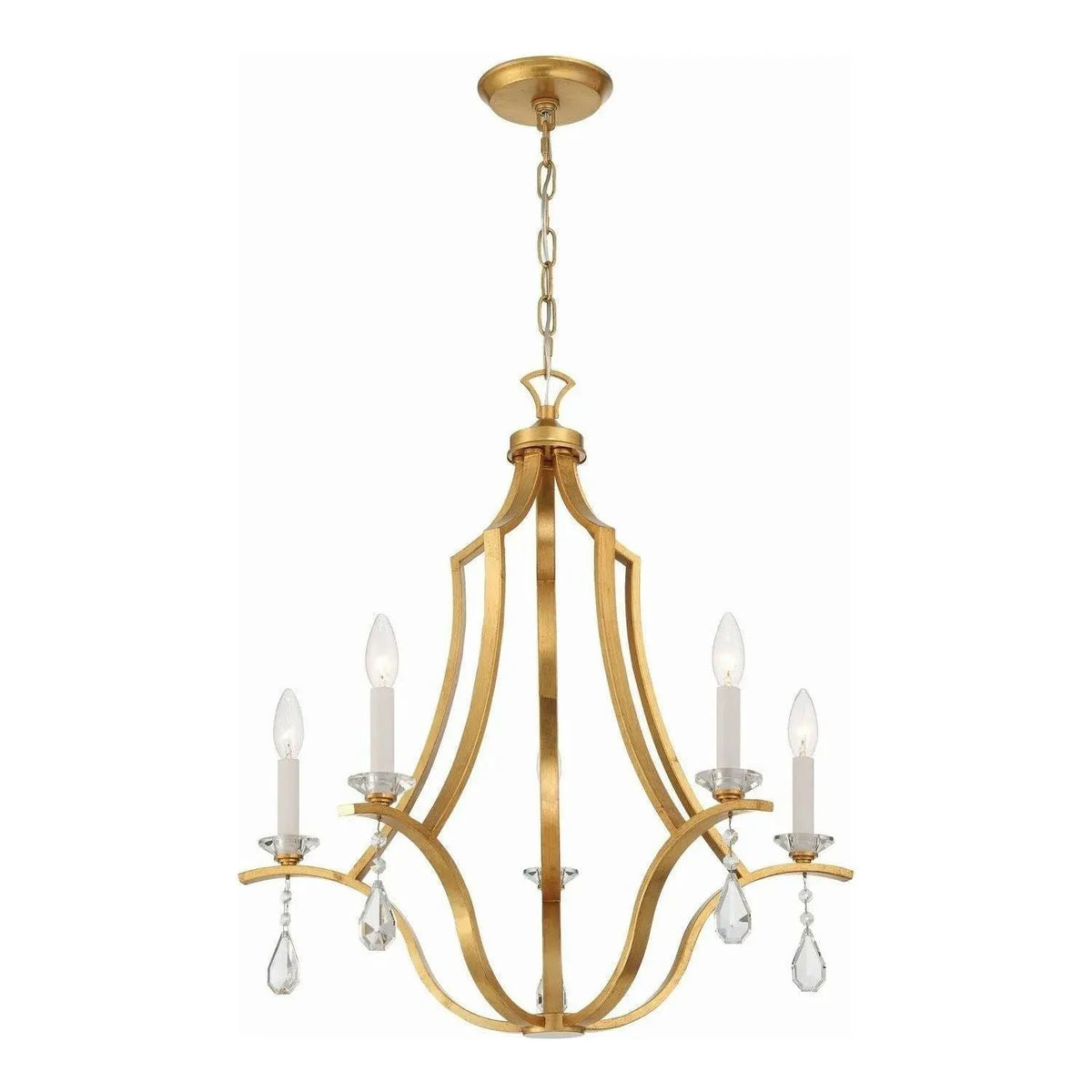 Crystorama - Perry Chandelier - PER-10405-GA | Montreal Lighting & Hardware