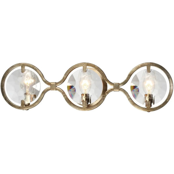 Vanité de salle de bain à trois lumières Quincy