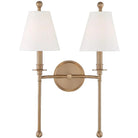 Crystorama - Riverdale Two Light Wall Mount - RIV-383-AG | Montreal Lighting & Hardware
