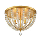 Crystorama - Roxy Three Light Ceiling Mount - ROX-A9000-GA | Montreal Lighting & Hardware