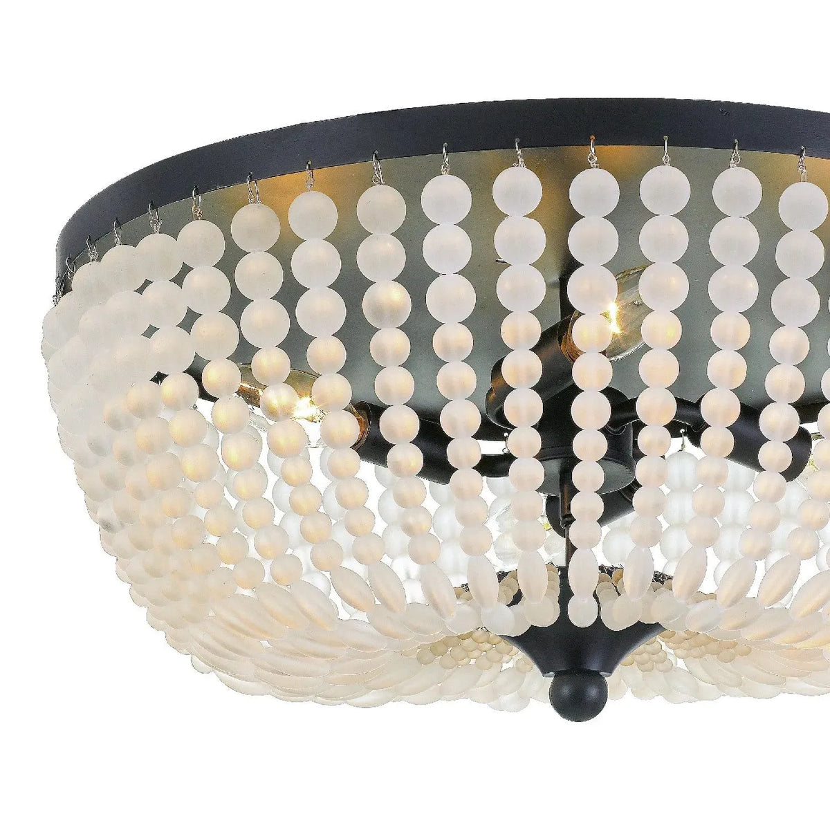 Crystorama - Rylee Four Light Ceiling Mount - 605-GA | Montreal Lighting & Hardware