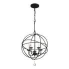 Crystorama - Solaris Five Light Mini Chandelier - 9224-EB | Montreal Lighting & Hardware