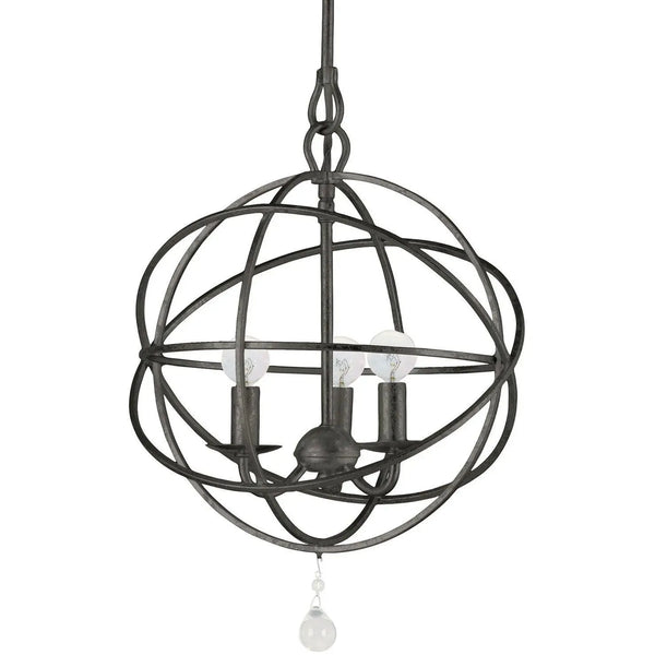 Solaris Three Light Mini Chandelier