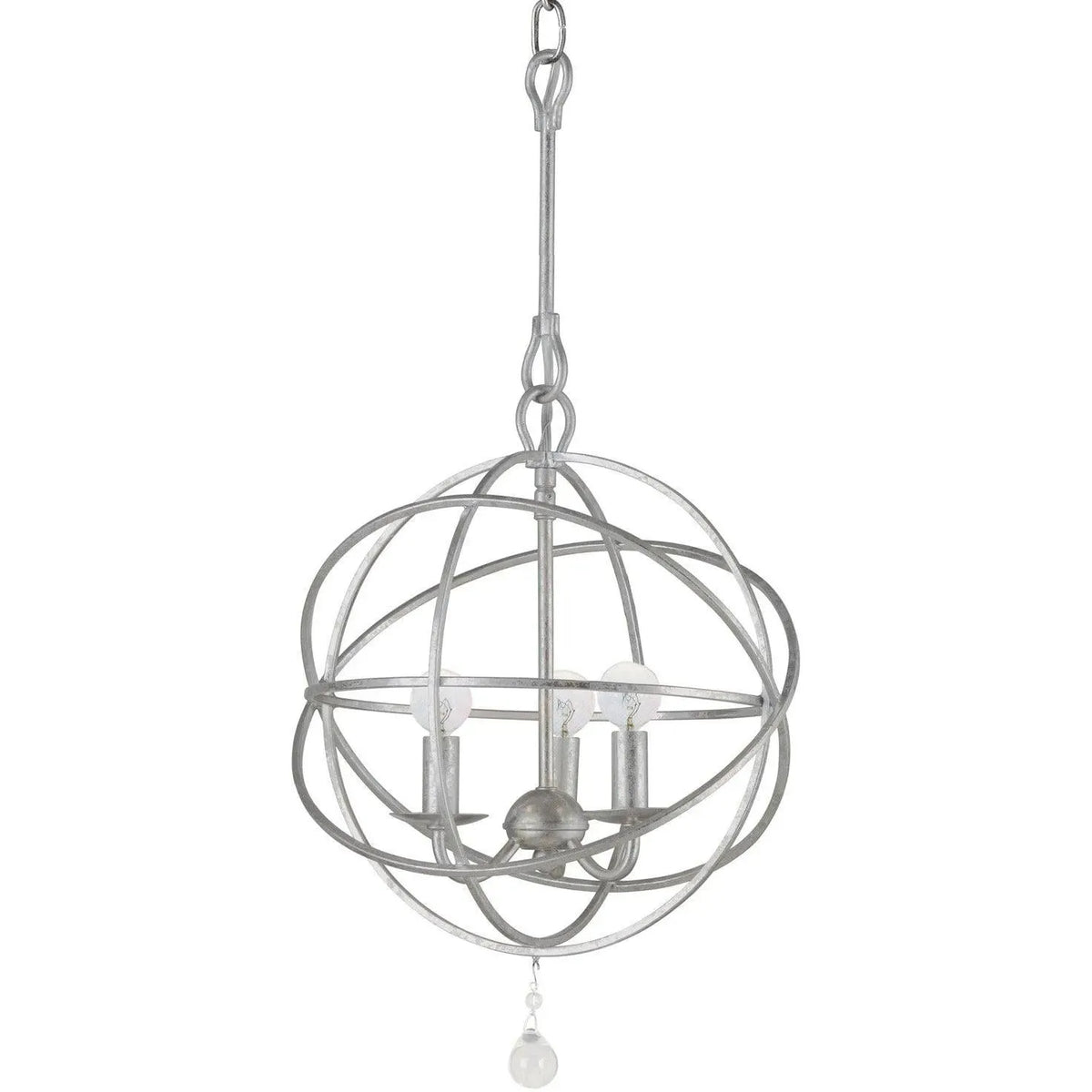 Crystorama - Solaris Three Light Mini Chandelier - 9225-OS | Montreal Lighting & Hardware