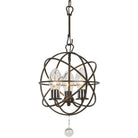 Crystorama - Solaris Three Light Outdoor Chandelier - SOL-9325-EB | Montreal Lighting & Hardware