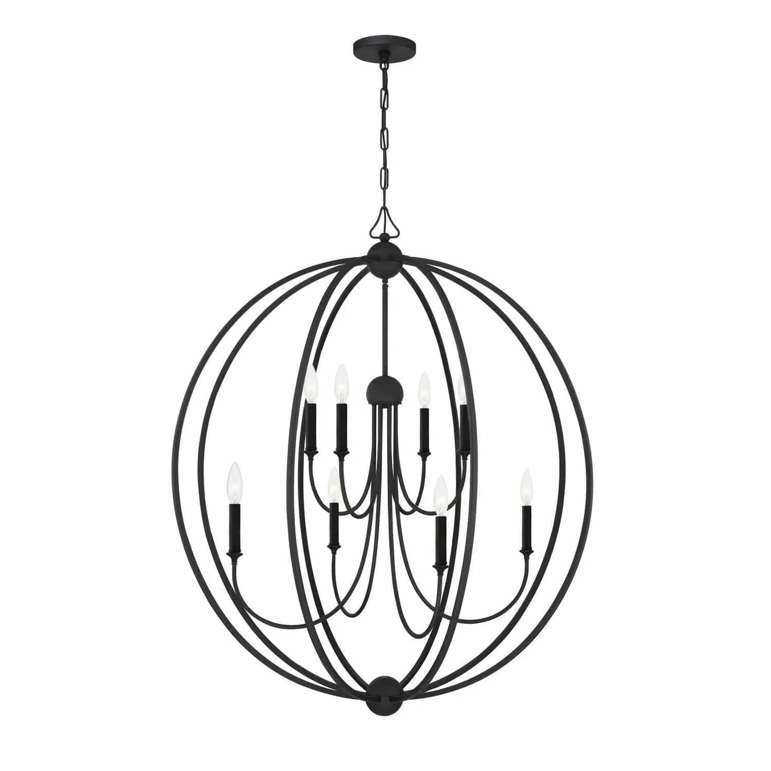 Crystorama - Sylvan Eight Light Chandelier - 2246-BF | Montreal Lighting & Hardware