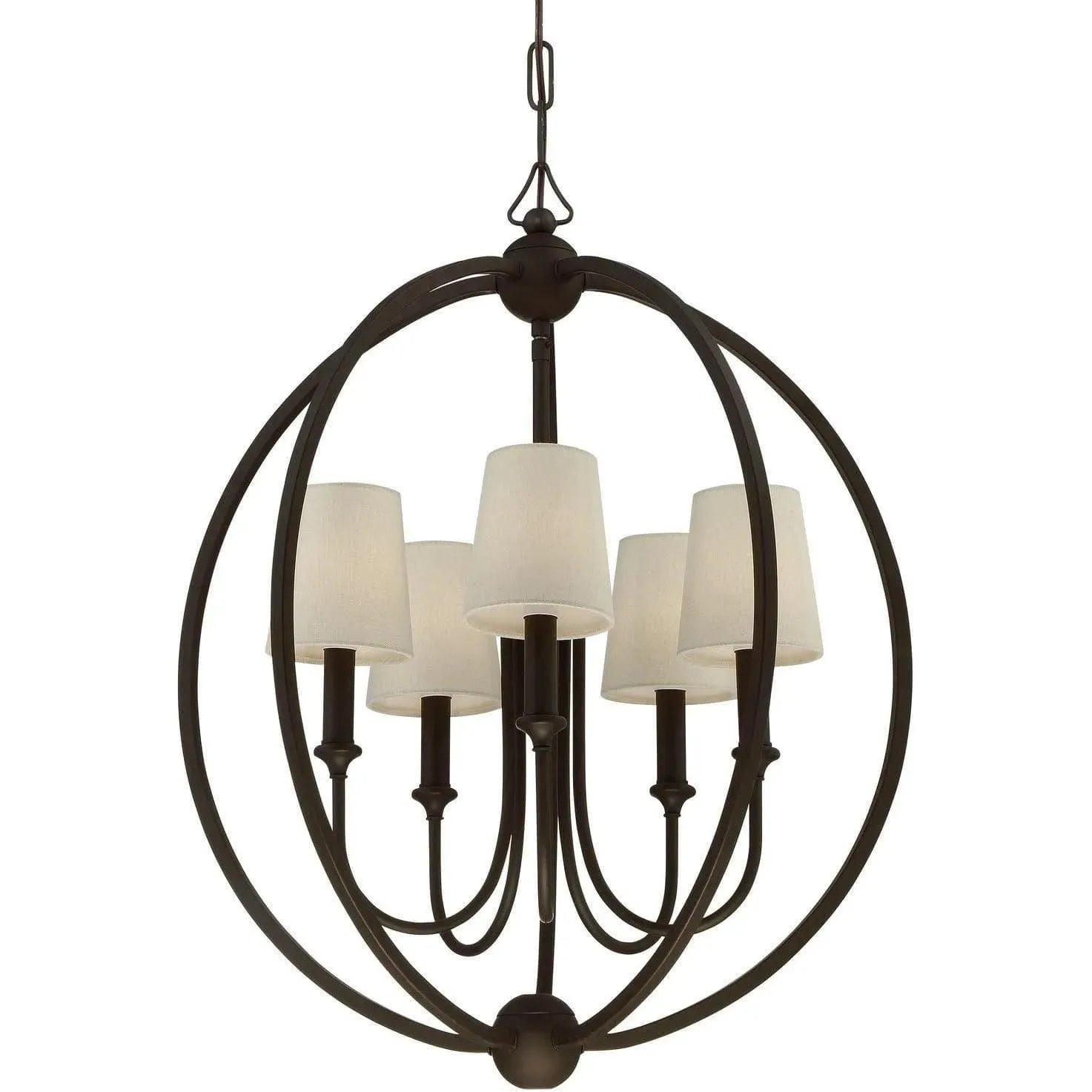 Crystorama - Sylvan Five Light Chandelier - 2247-DB | Montreal Lighting & Hardware