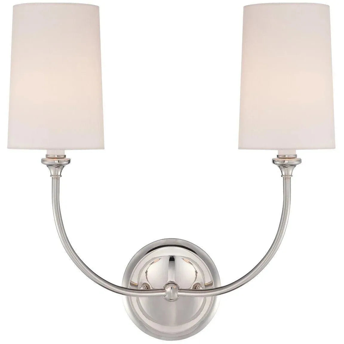 Crystorama - Sylvan Two Light Wall Mount - 2242-PN | Montreal Lighting & Hardware
