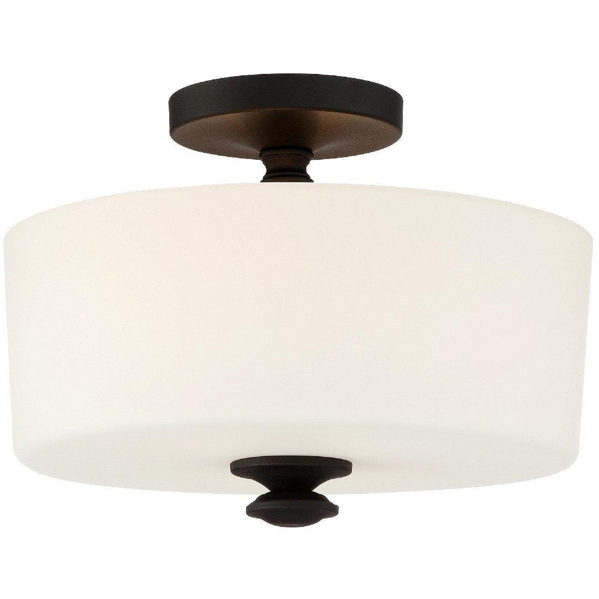 Crystorama - Travis Two Light Ceiling Mount - TRA-A3302-BF | Montreal Lighting & Hardware