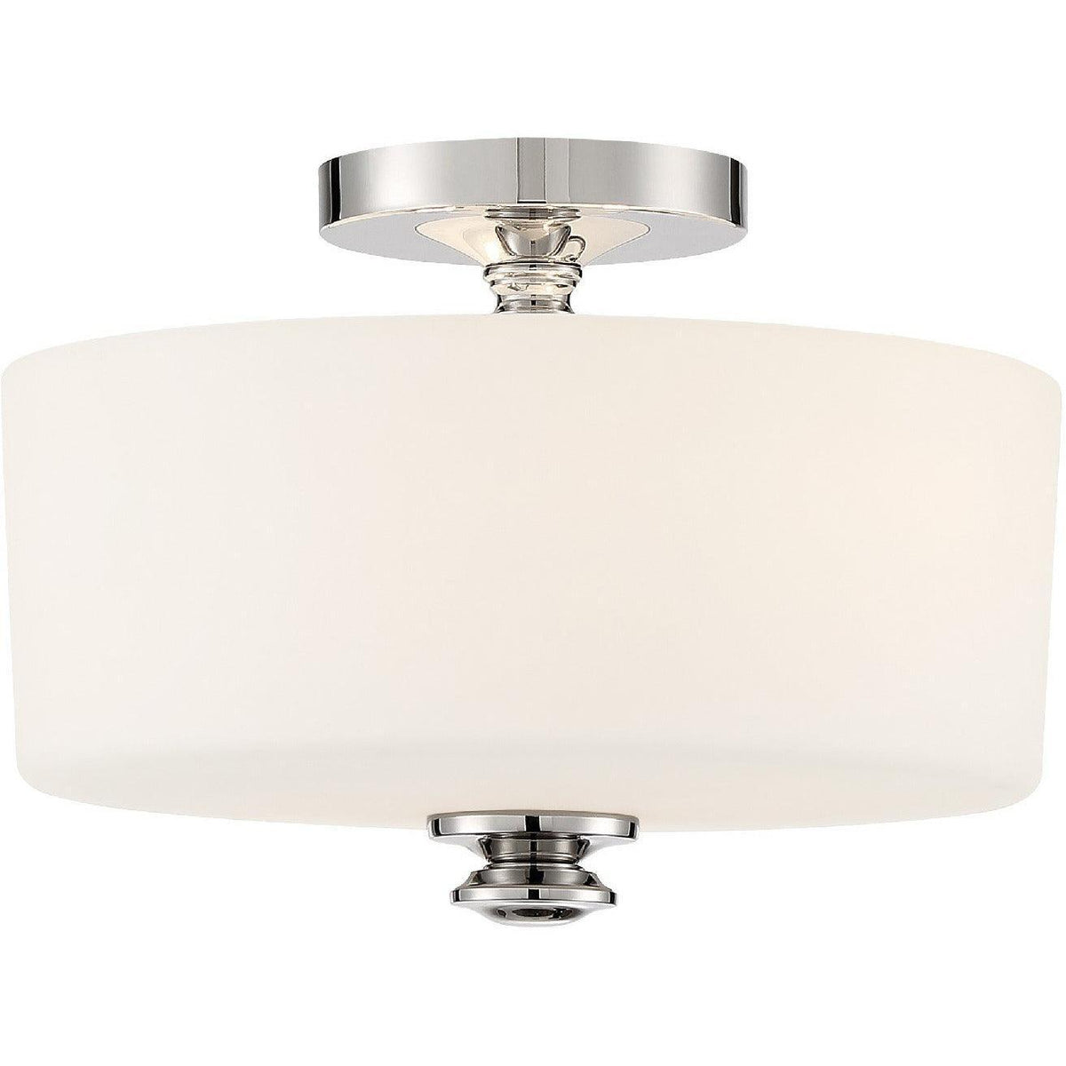 Crystorama - Travis Two Light Ceiling Mount - TRA-A3302-PN | Montreal Lighting & Hardware