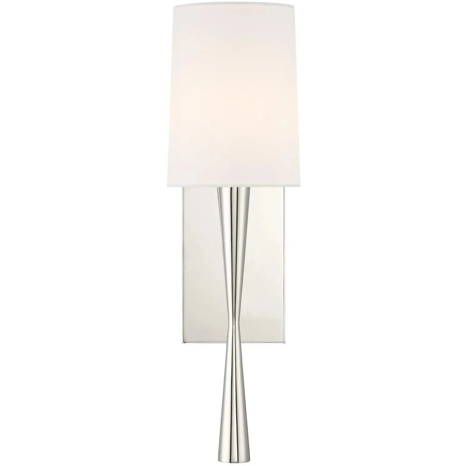 Crystorama - Trenton One Light Wall Mount - TRE-221-PN | Montreal Lighting & Hardware