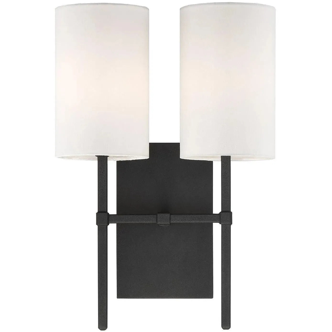 Crystorama - Veronica Two Light Wall Mount - VER-242-BF | Montreal Lighting & Hardware