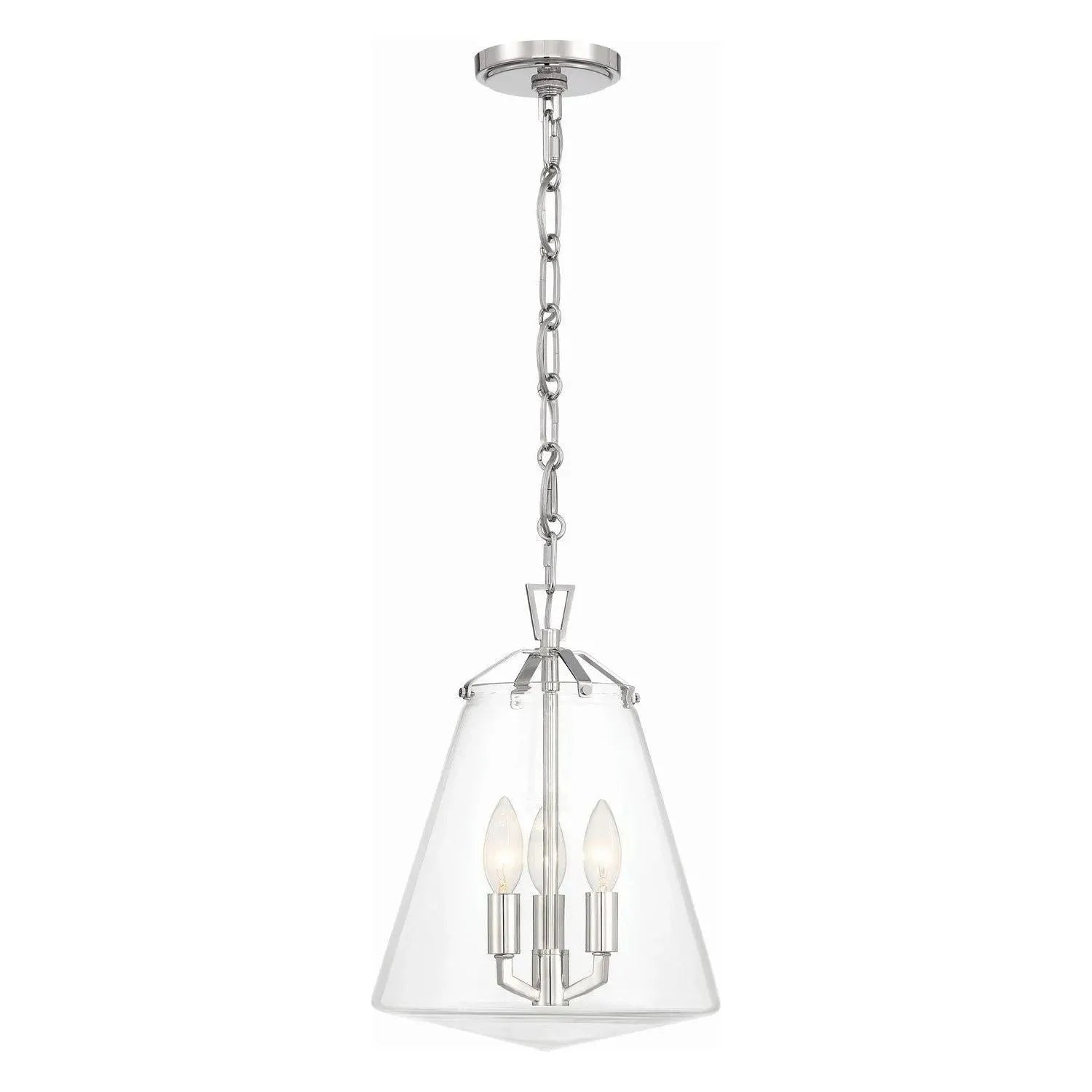 Crystorama - Voss Mini Chandelier - VSS-7004-PN | Montreal Lighting & Hardware