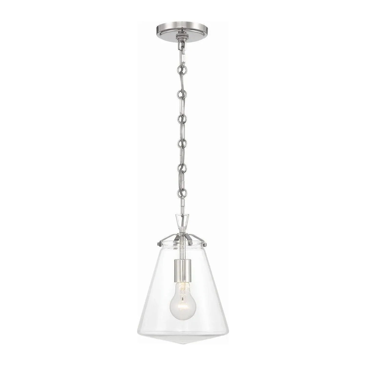 Crystorama - Voss Mini Pendant - VSS-7003-PN | Montreal Lighting & Hardware