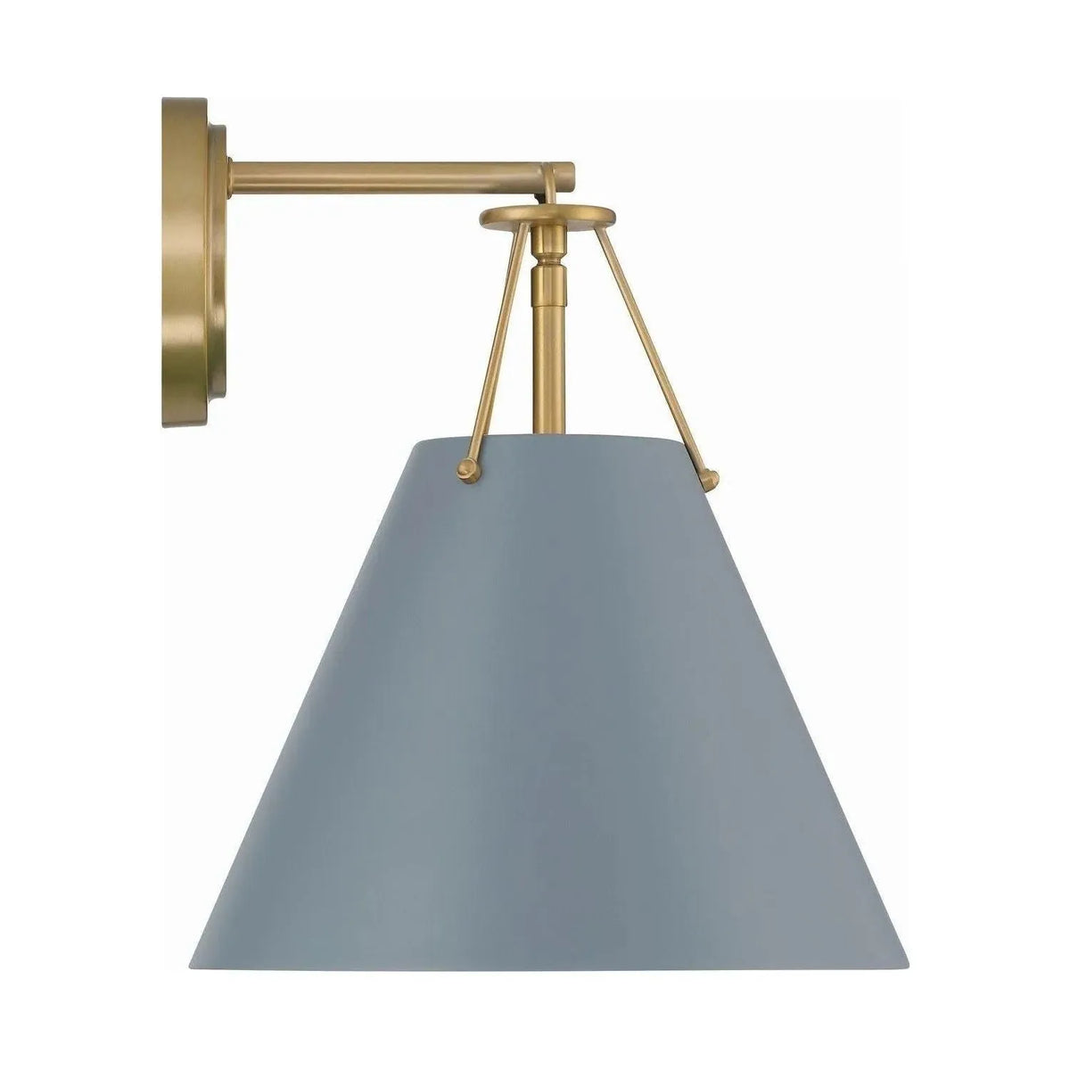 Crystorama - Xavier Task Sconce - XAV-B8311-VG-BL | Montreal Lighting & Hardware