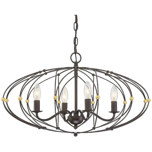 Zucca Four Light Chandelier