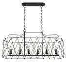 Crystorama - Zucca Linear Chandelier - ZUC-A9037-EB-GA | Montreal Lighting & Hardware