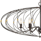 Crystorama - Zucca Oval Chandelier - ZUC-A9036-EB-GA | Montreal Lighting & Hardware