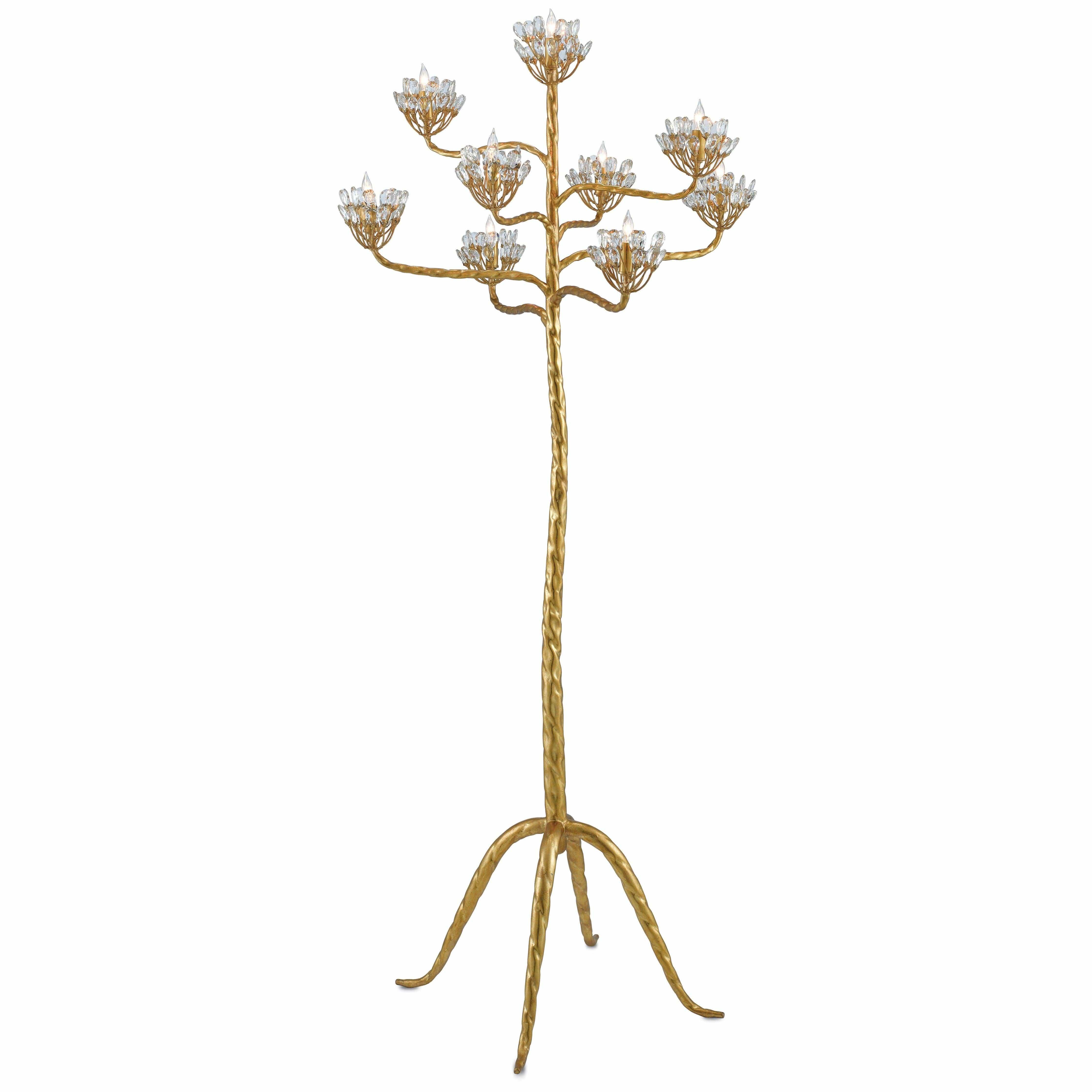 Currey and Company - Agave Floor Candelabra - 8000-0045 | Montreal Lighting & Hardware