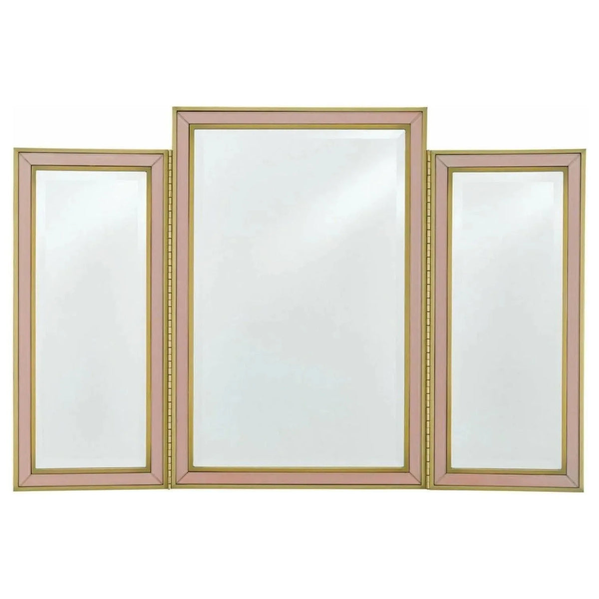 Currey and Company - Arden Pink Vanity Mirror - 1000-0024 | Montreal Lighting & Hardware