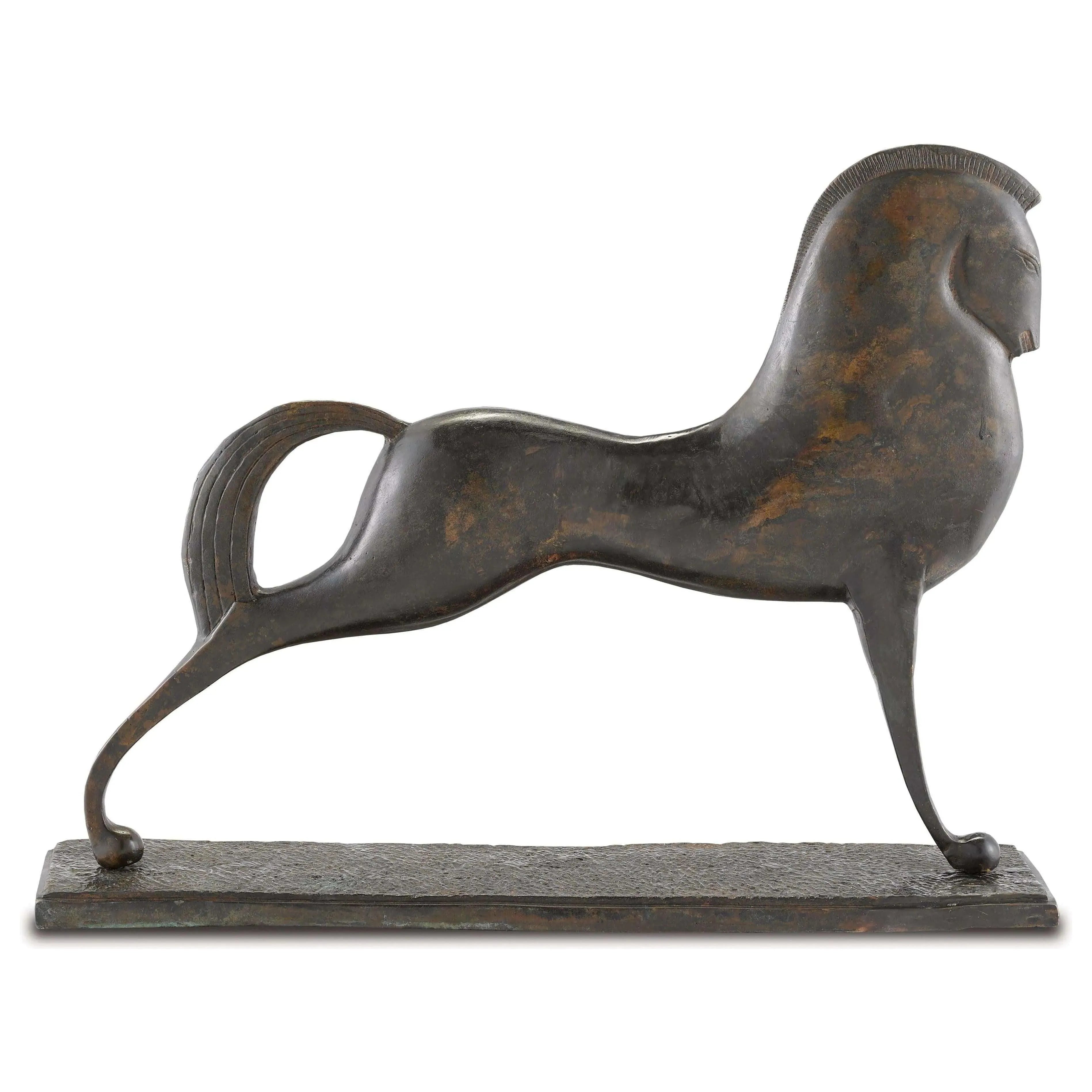 Currey and Company - Assyrian Horse - 1200-0365 | Montreal Lighting & Hardware