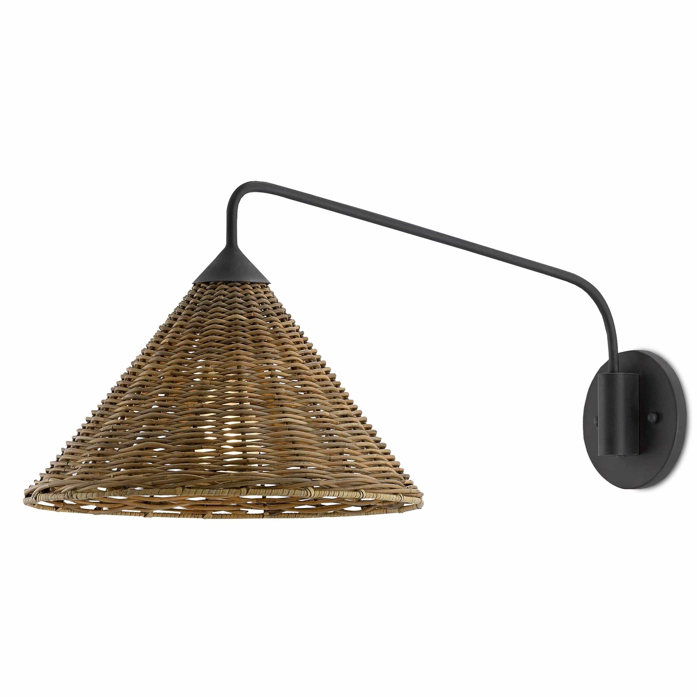 Currey and Company - Basket Wall Sconce - 5000-0139 | Montreal Lighting & Hardware