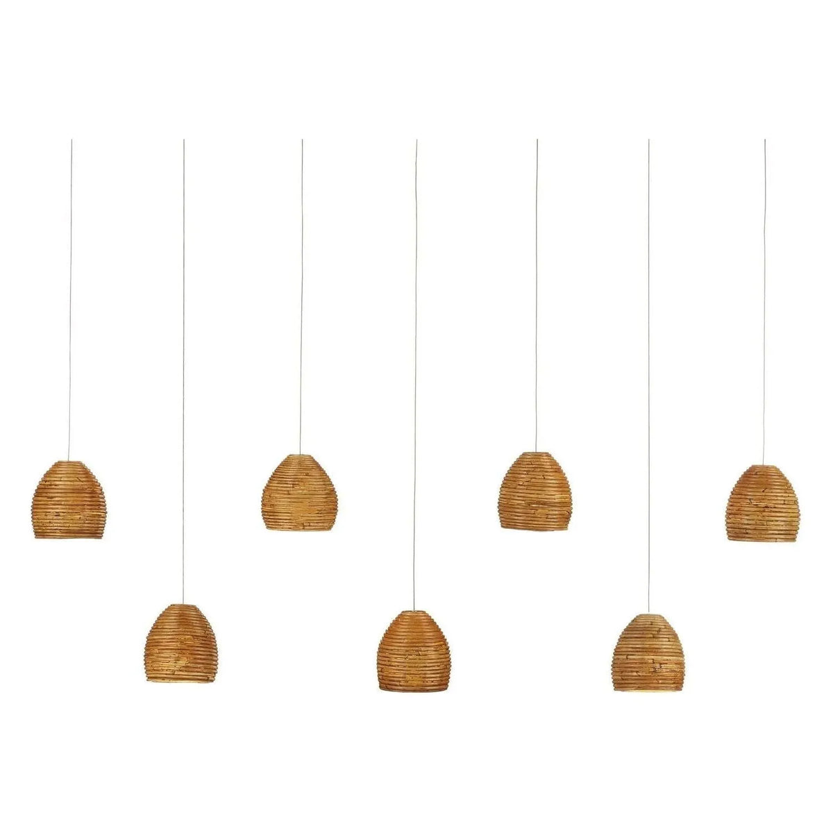Currey and Company - Beehive Linear Pendant - 9000-1067 | Montreal Lighting & Hardware