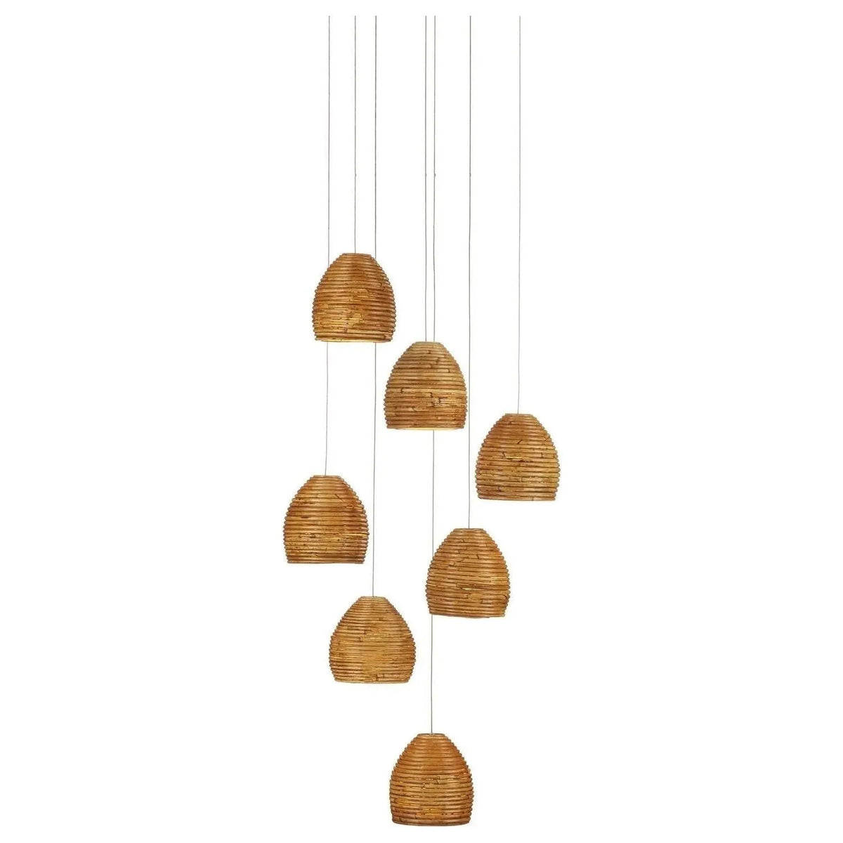Currey and Company - Beehive Multi Light Pendant - 9000-1000 | Montreal Lighting & Hardware