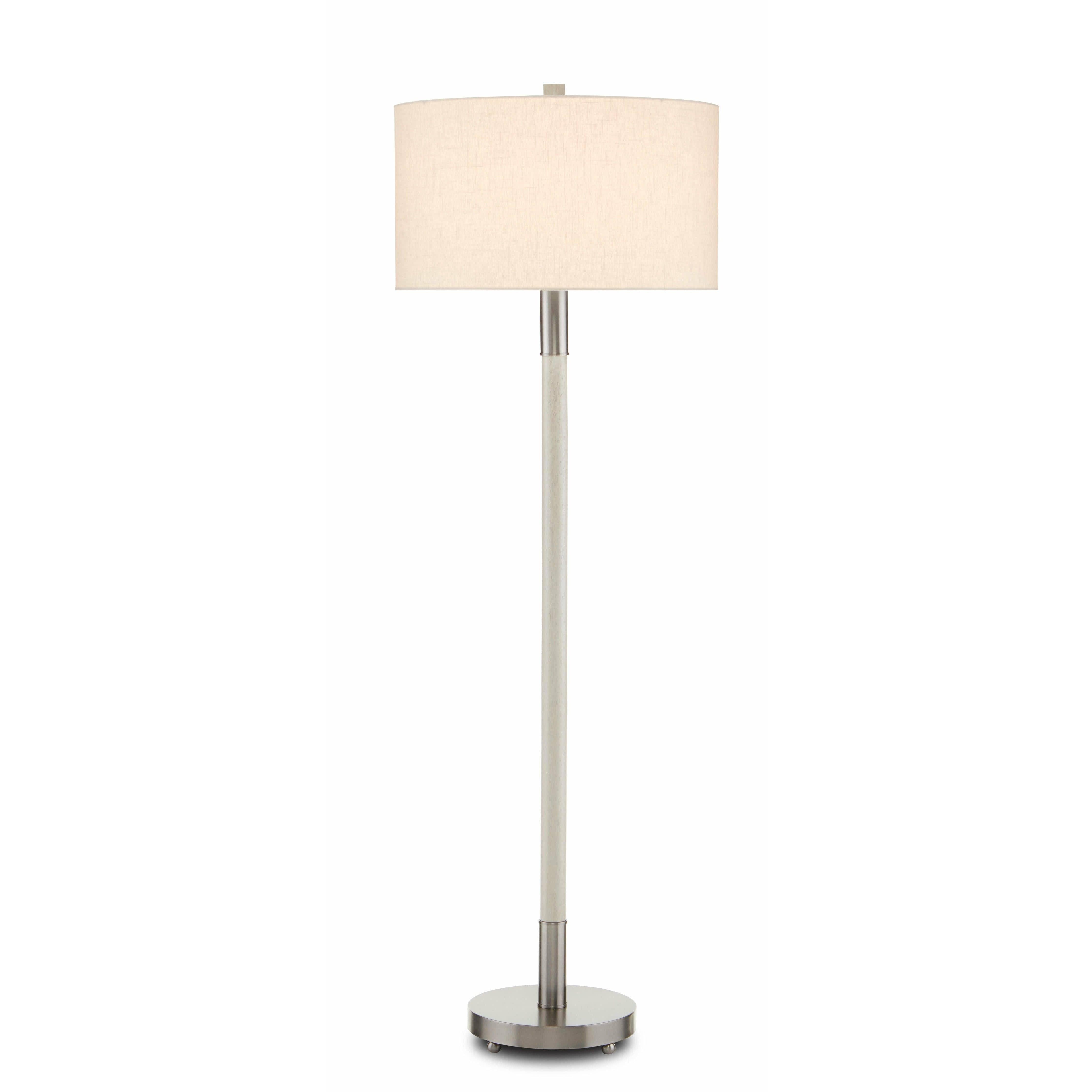 Currey and Company - Bravo Gray Floor Lamp - 8000-0096 | Montreal Lighting & Hardware