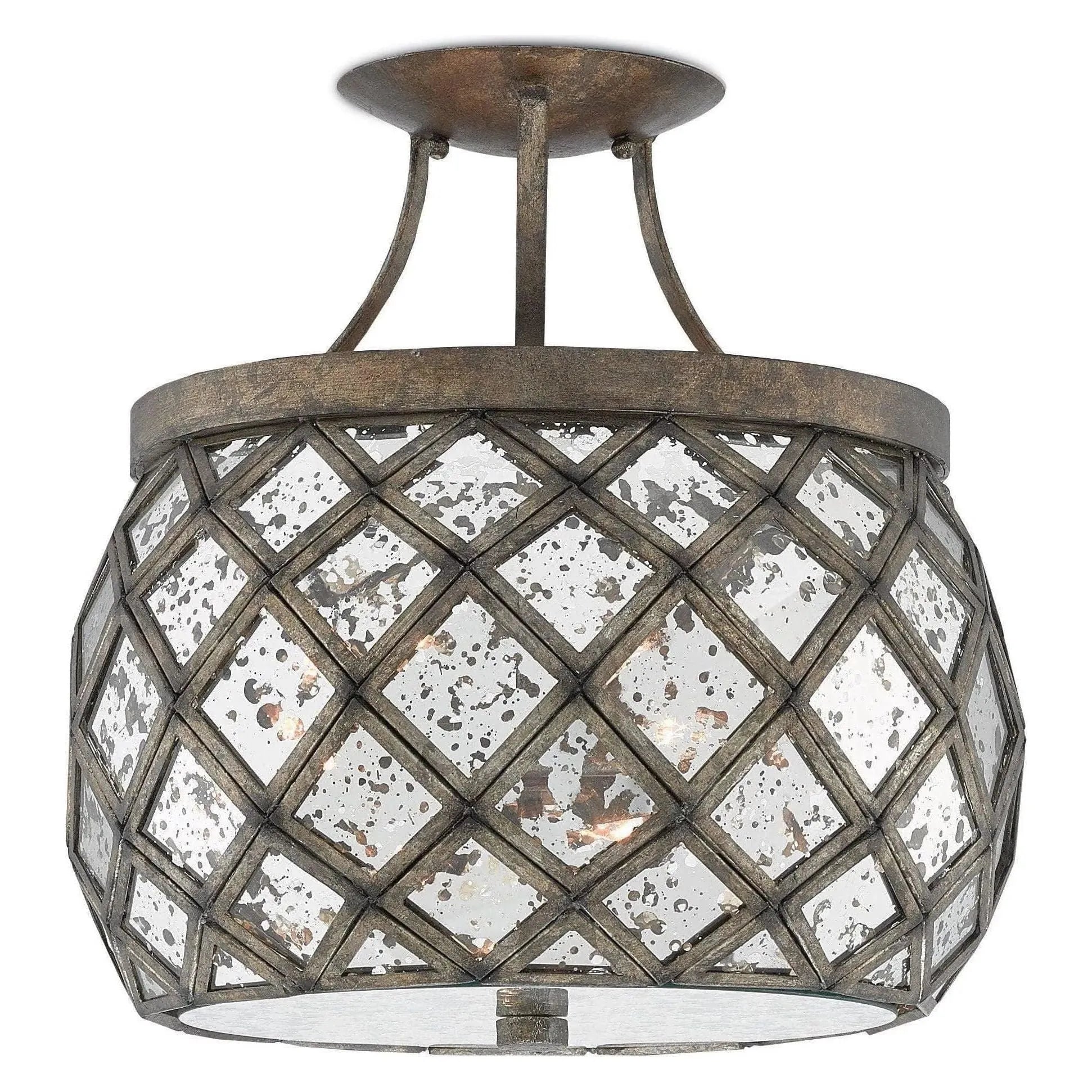 Currey and Company - Buckminster Semi-Flush Mount - 9999-0029 | Montreal Lighting & Hardware