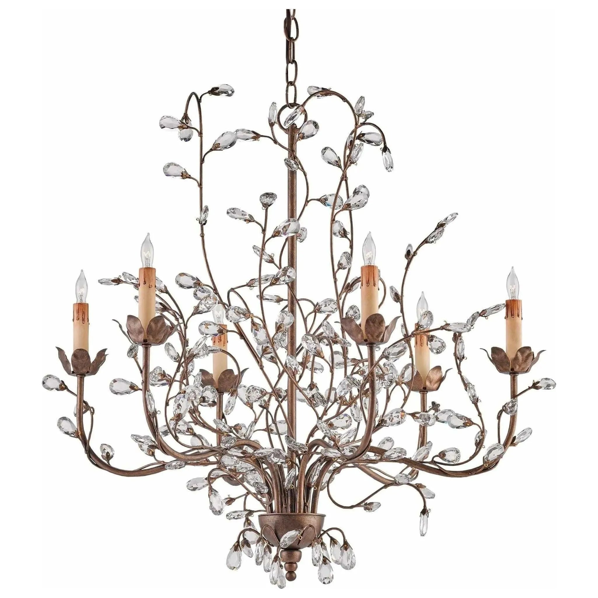Currey and Company - Crystal Bud Chandelier - 9882 | Montreal Lighting & Hardware