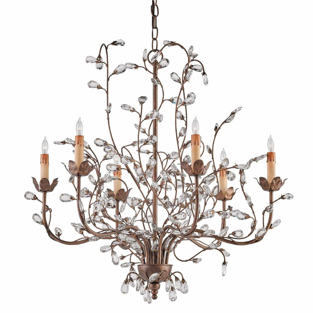 Currey and Company - Crystal Bud Chandelier - 9882 | Montreal Lighting & Hardware
