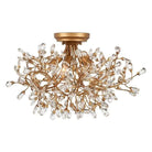 Currey and Company - Crystal Bud Semi-Flush Mount - 9000-1123 | Montreal Lighting & Hardware